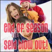 End of season sled blow out!